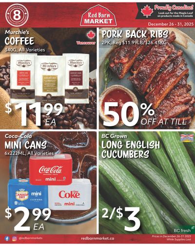 Red Barn Market Flyer December 26 to 31
