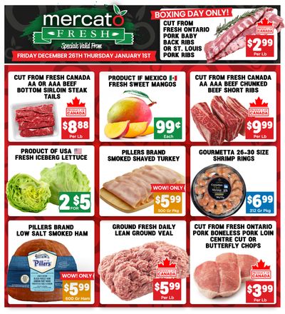 Mercato Fresh Flyer December 26 to January 1