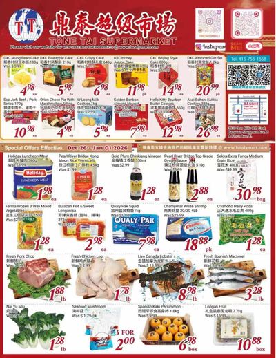 Tone Tai Supermarket Flyer December 26 to January 1