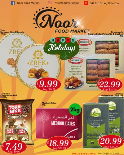 Noor Food Market Flyer December 26 to January 1