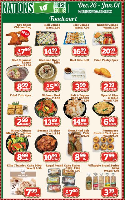 Nations Fresh Foods (Mississauga) Flyer December 26 to January 1