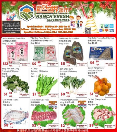 Ranch Fresh Supermarket Flyer December 26 to January 1
