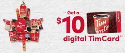 Tim Hortons Canada Tims At Home Promotion: Get A $10 Gift Card When You Spend $30