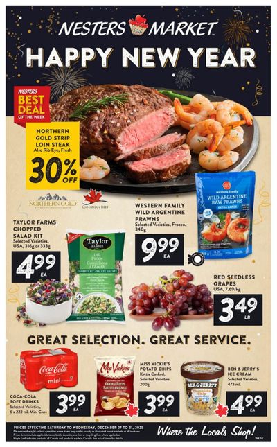 Nesters Market Flyer December 27 to 31