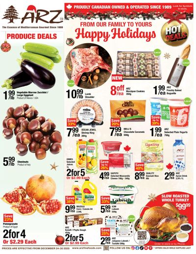 Arz Fine Foods Flyer December 24 to 30