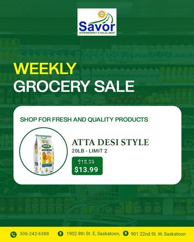 Savor Supermarket Flyer December 26 to January 1