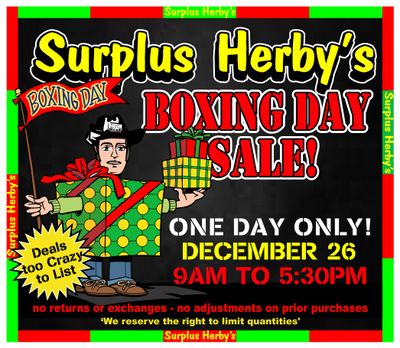 Surplus Herby’s Flyer December 26
