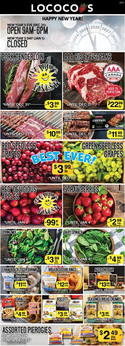 Lococo's Flyer December 29 to 31