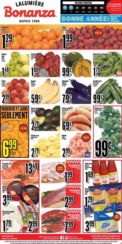 Bonanza Flyer December 31 to January 6