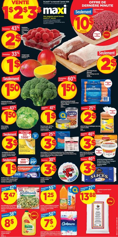 Maxi Flyer January 1 to 7