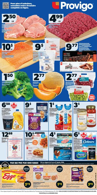 Provigo Flyer January 1 to 7