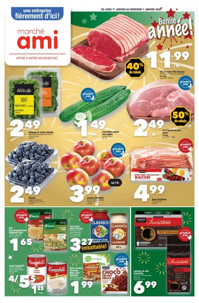 Marche Ami Flyer January 1 to 7