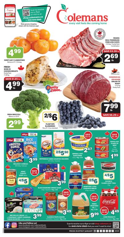 Coleman's Flyer January 1 to 7