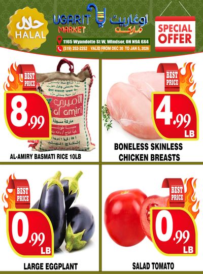 Ugarit Market Flyer December 30 to January 5