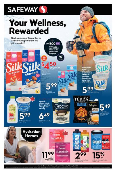 Safeway (BC) Wellness Flyer January 1 to February 11