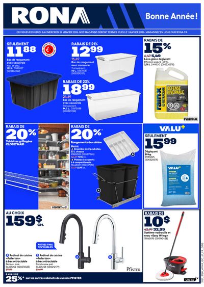 Rona & Rona+ (QC) Flyer January 1 to 14