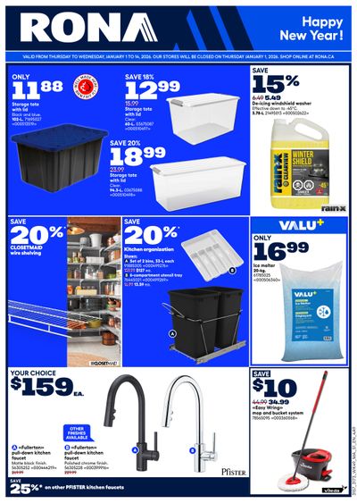 Rona & Rona+ (Atlantic) Flyer January 1 to 14