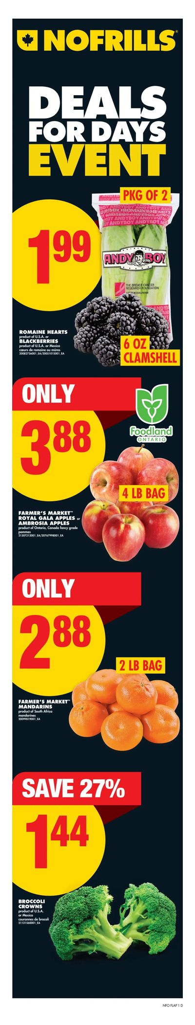 No Frills (ON) Flyer January 1 to 7