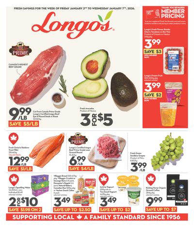 Longo's Flyer January 2 to 7