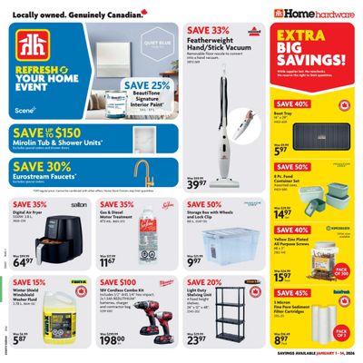 Home Hardware (Atlantic) Flyer January 1 to 14 
