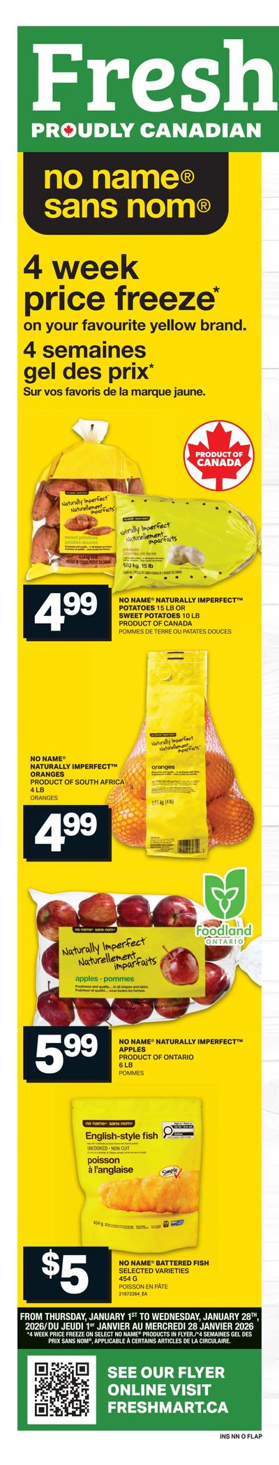 Freshmart (ON) Flyer January 1 to 7