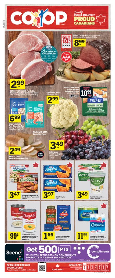 Foodland Co-op Flyer January 1 to 7