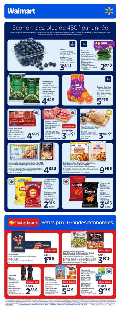 Walmart (QC) Flyer January 1 to 7