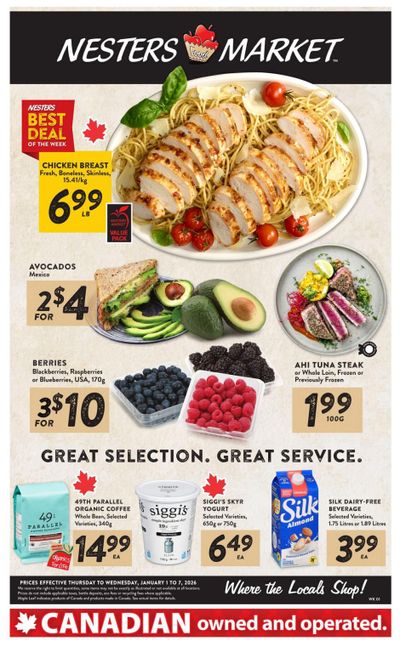 Nesters Market Flyer January 1 to 7