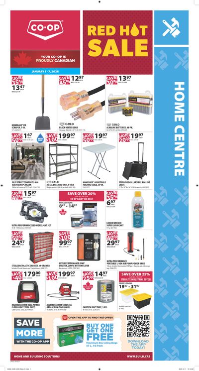 Co-op (West) Home Centre Flyer January 1 to 7