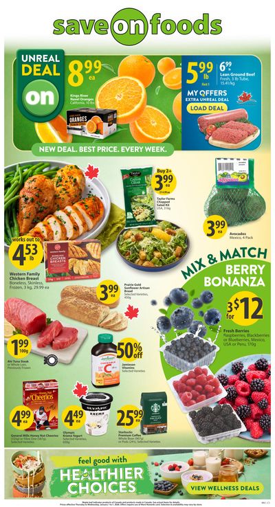 Save On Foods (SK) Flyer January 1 to 7