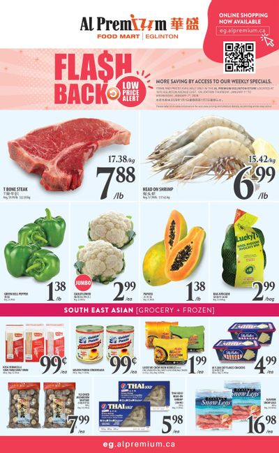 Al Premium Food Mart (Eglinton Ave.) Flyer January 1 to 7