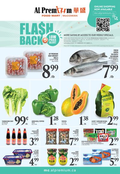 Al Premium Food Mart (McCowan) Flyer January 1 to 7