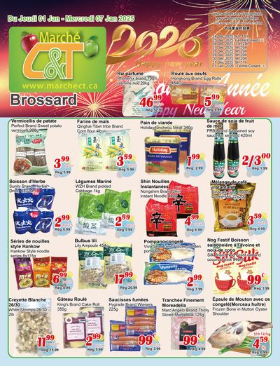 Marche C&T (Brossard) Flyer January 1 to 7