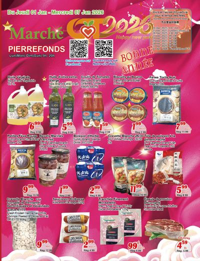 Marche C&T (Pierrefonds) Flyer January 1 to 7