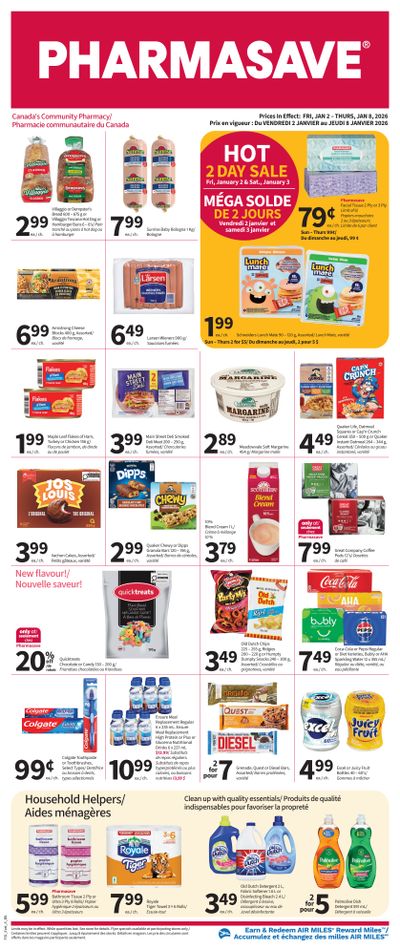 Pharmasave (NB) Flyer January 2 to 8