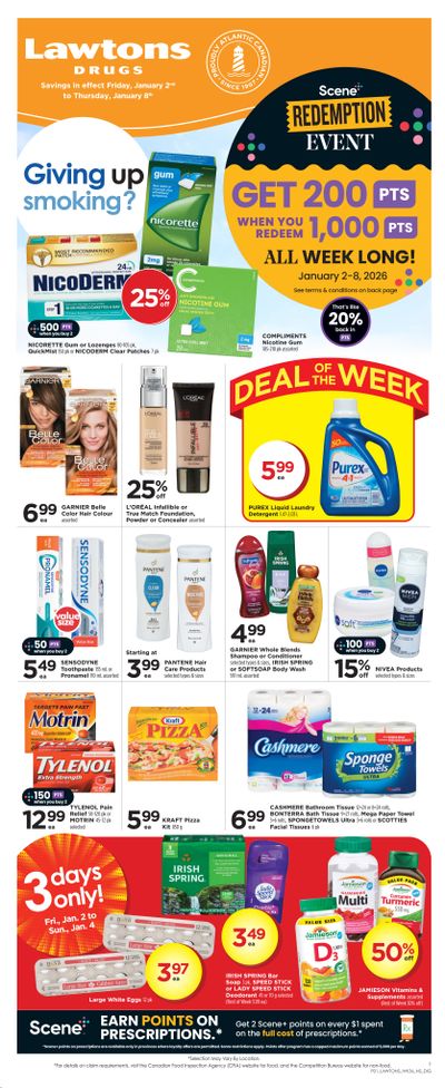 Lawtons Drugs (NS) Flyer January 2 to 8