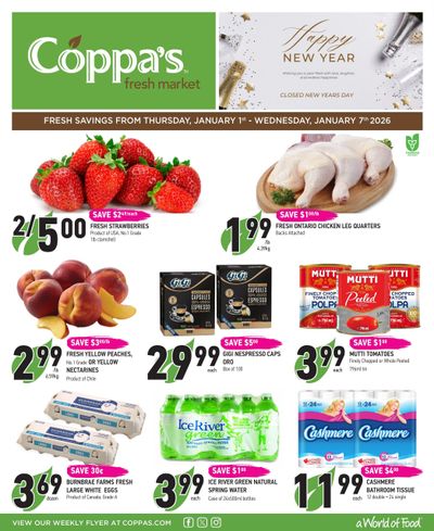 Coppa's Fresh Market Flyer January 1 to 7