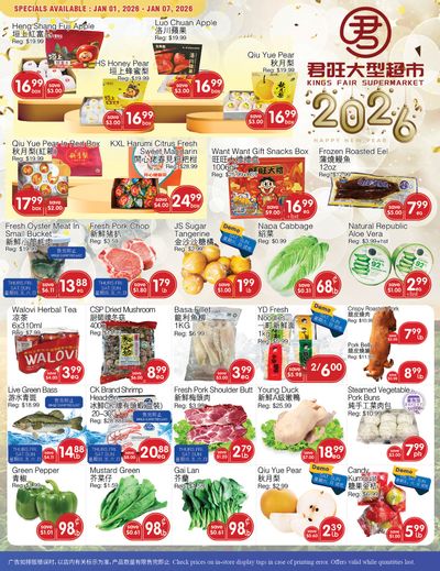Kings Fair Supermarket Flyer January 1 to 7