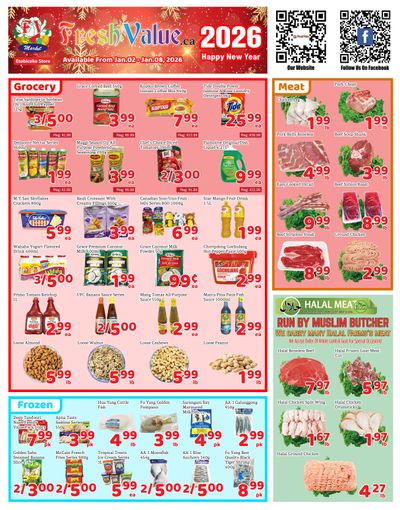 Fresh Value (Etobicoke) Flyer January 2 to 8