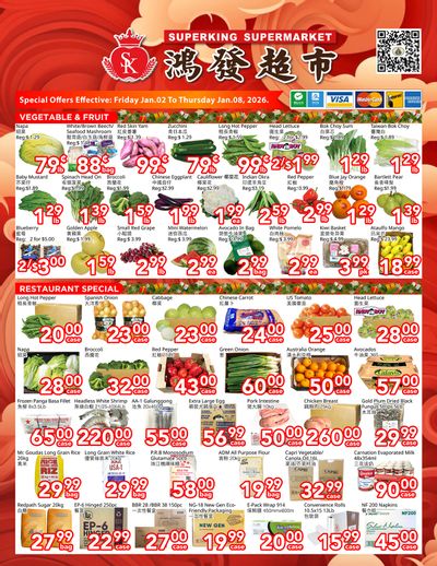 Superking Supermarket (North York) Flyer January 2 to 8