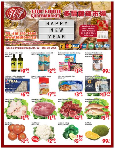 Top Food Supermarket Flyer January 2 to 8
