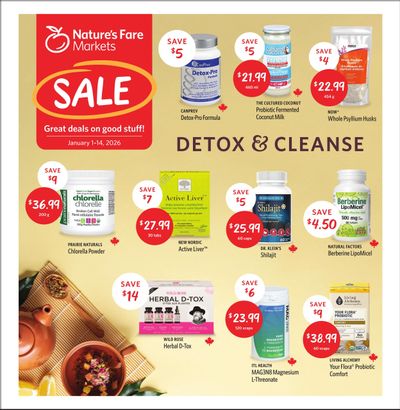 Nature's Fare Markets Flyer January 1 to 14