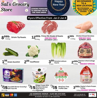 Sal's Grocery Flyer January 2 to 8