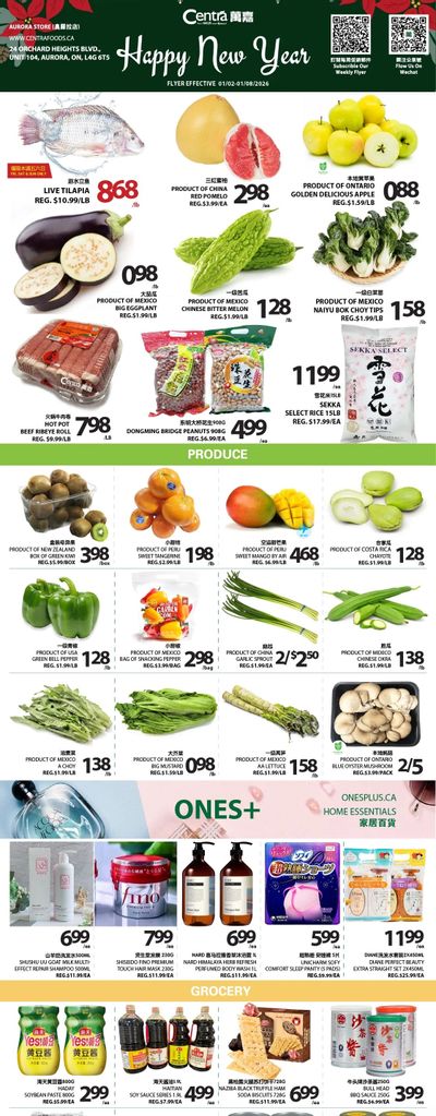 Centra Foods (Aurora) Flyer January 2 to 8
