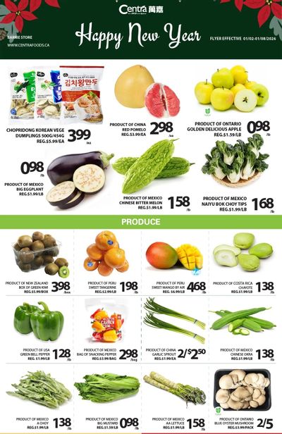 Centra Foods (Barrie) Flyer January 2 to 8