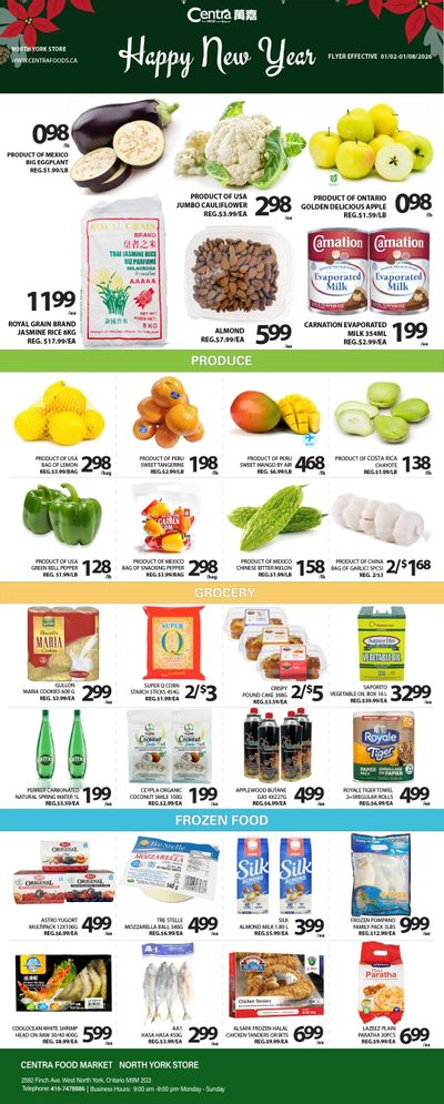 Centra Foods (North York) Flyer January 2 to 8