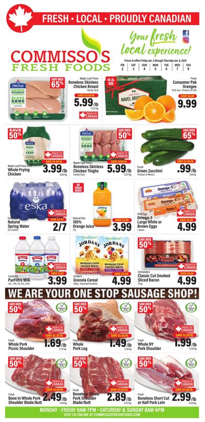 Commisso's Fresh Foods Flyer January 2 to 8