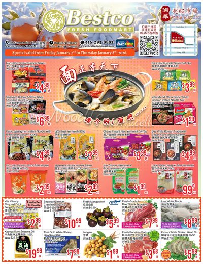 BestCo Food Mart (Scarborough) Flyer January 2 to 8