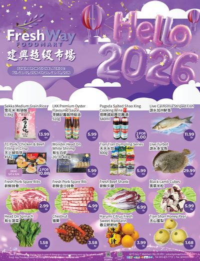 FreshWay Foodmart Flyer January 2 to 8
