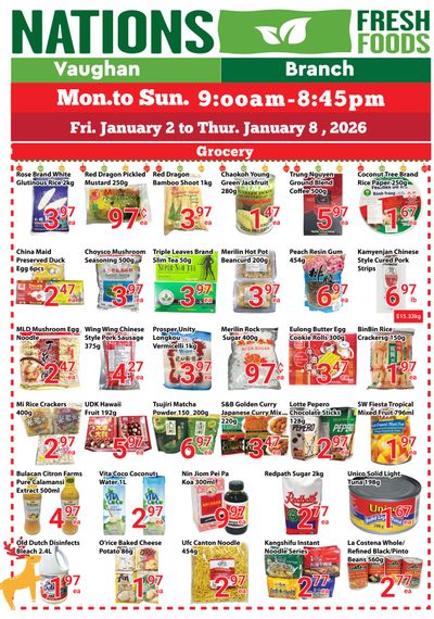 Nations Fresh Foods (Vaughan) Flyer January 2 to 8